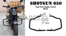 Fit For Royal Enfield Shotgun 650 Tapi Octa Large Engine Guard Black - SPAREZO